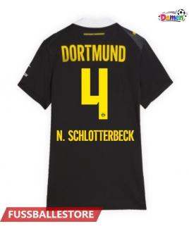 Günstige Borussia Dortmund Nico Schlotterbeck #4 Auswärtstrikot Damen 2026-27 Kurzarm